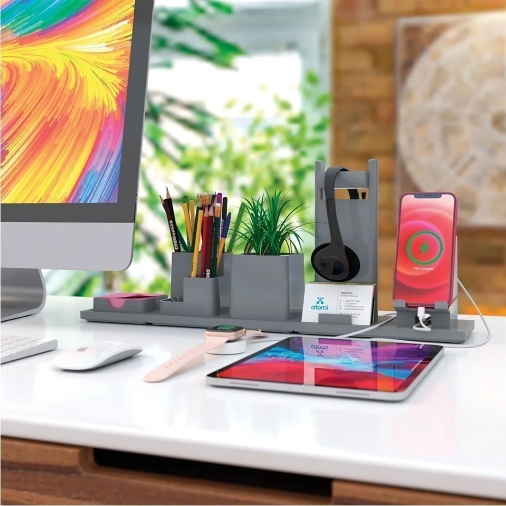 Atomi Magnetic Modular Desktop Organizer